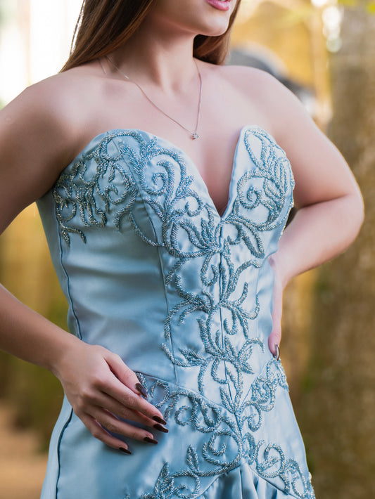 VESTIDO LIGIA - Azul Serenity