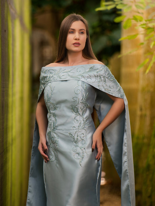 VESTIDO GIOVANA - Azul Serenity