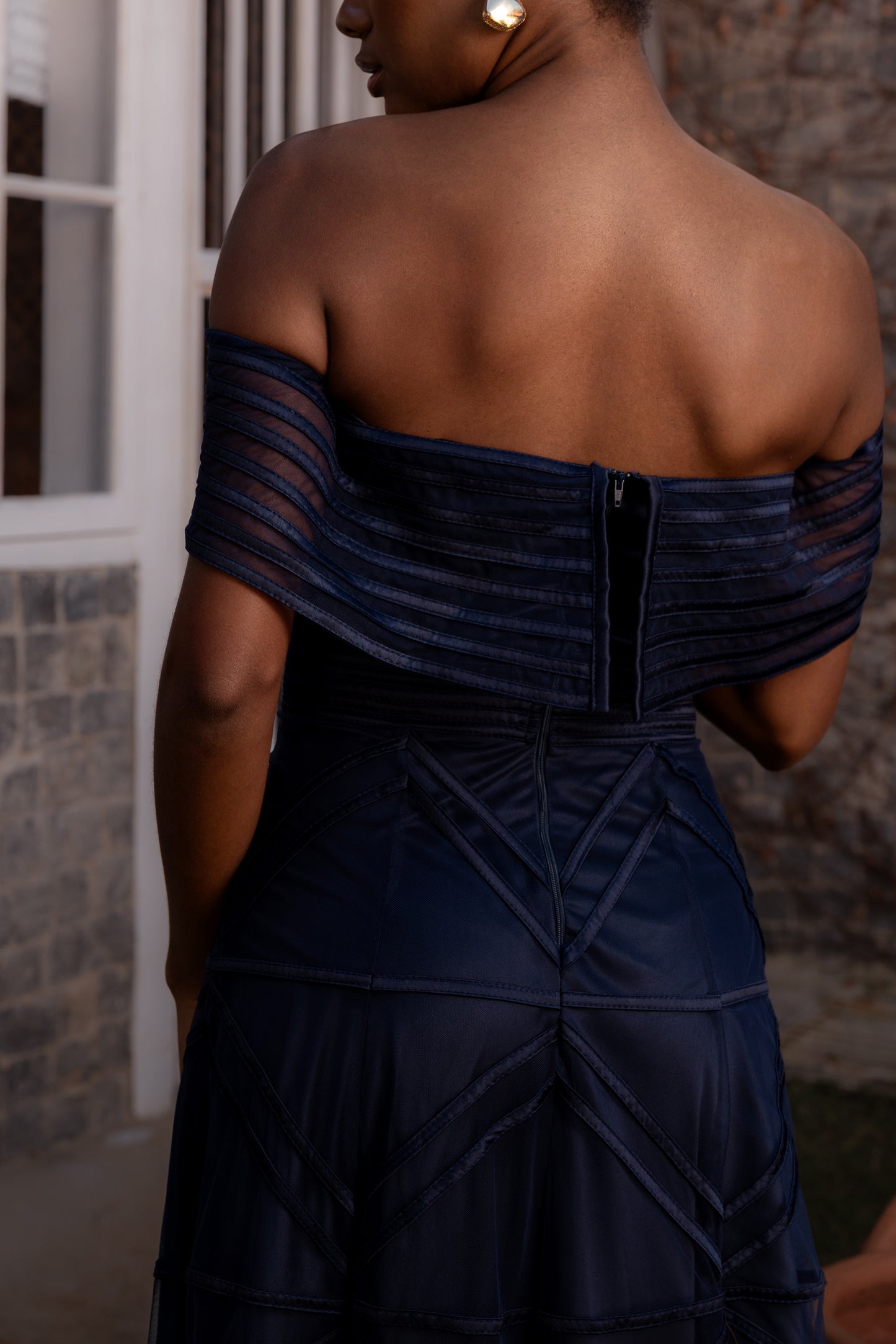 VESTIDO LISBOA - Azul Marinho