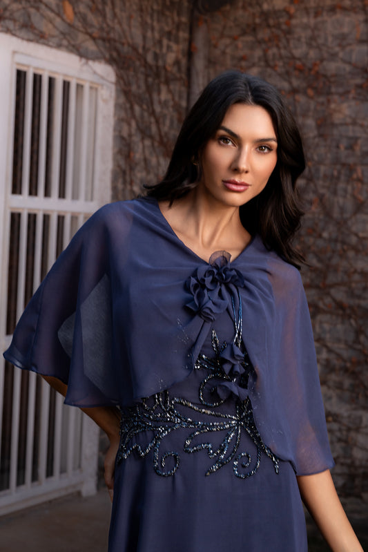 VESTIDO BIOT - Azul Marinho