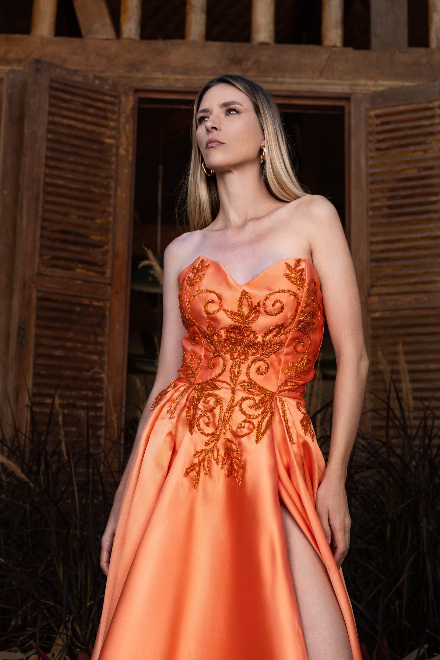 VESTIDO TOURNUS - Laranja