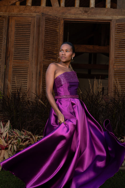 VESTIDO SAINT-DENIS - Fúcsia