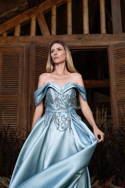 VESTIDO LE HAVRE - Azul Serenity