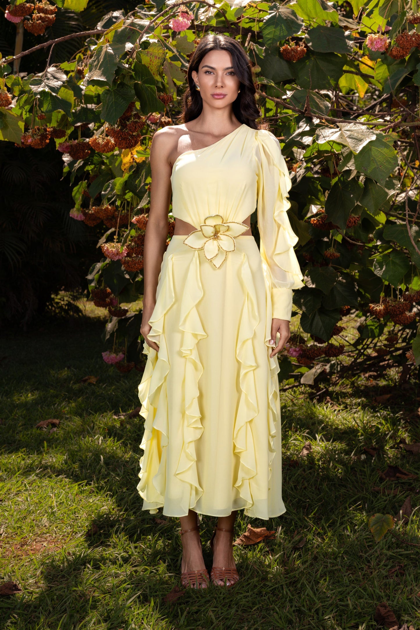 VESTIDO LAGOS - Amarelo