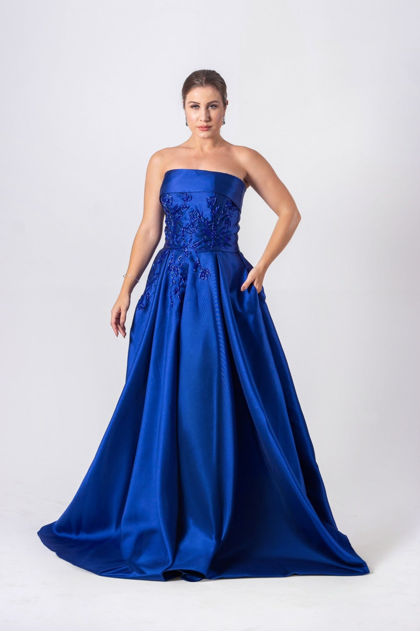 VESTIDO CREUSE - Azul Royal