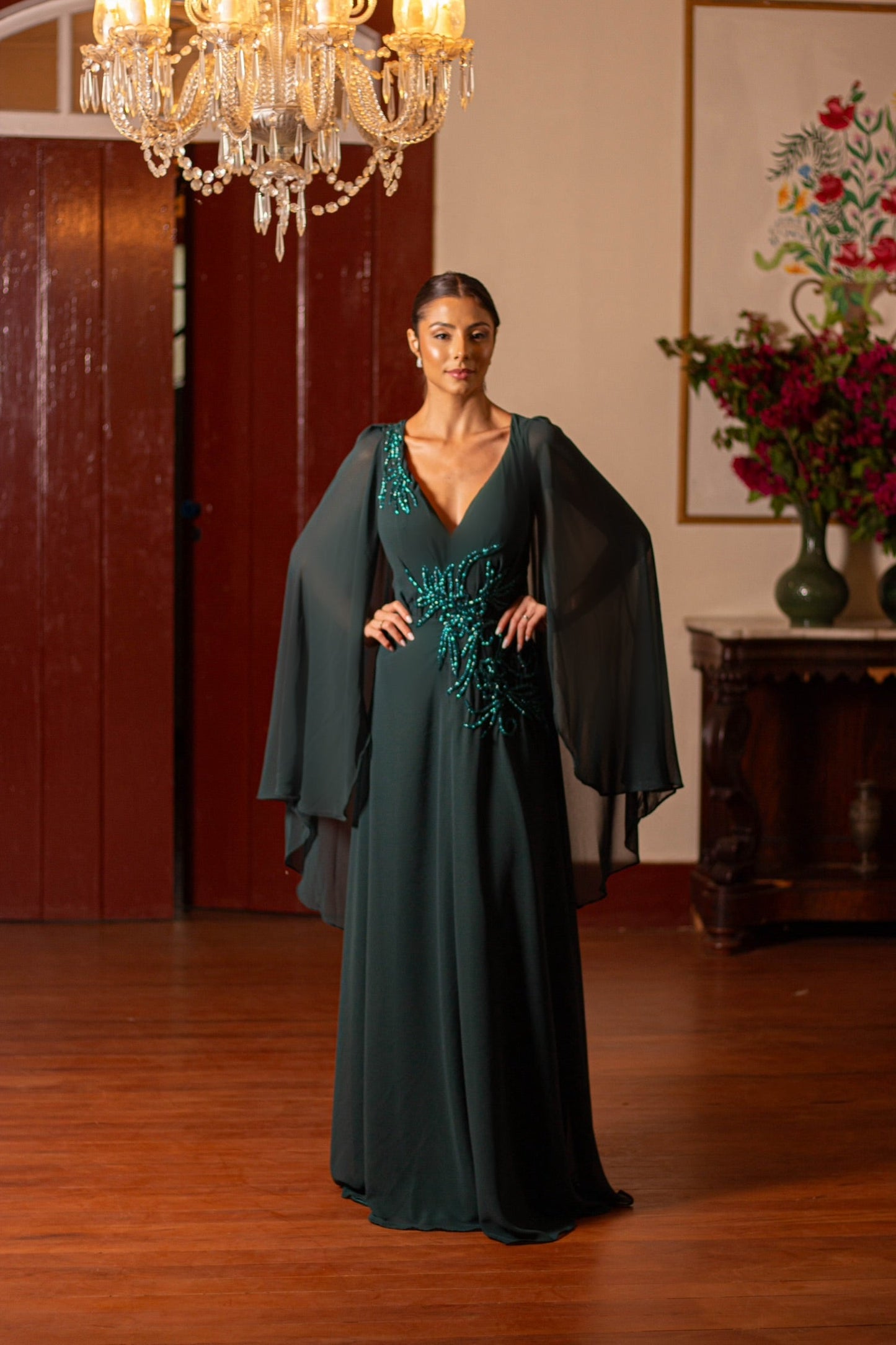 VESTIDO METZ - Verde Esmeralda