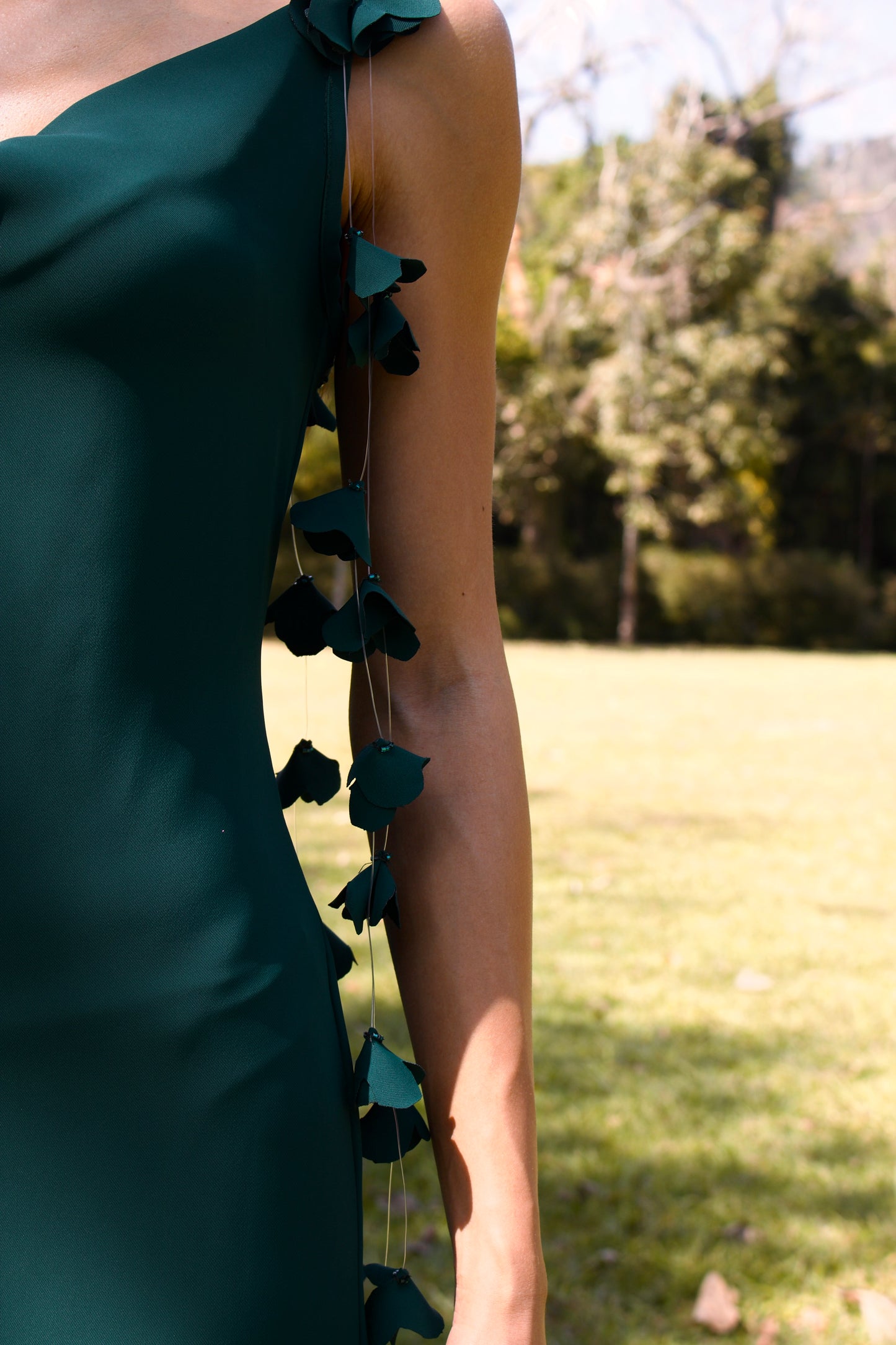 VESTIDO ITAPUÃ - Verde Esmeralda