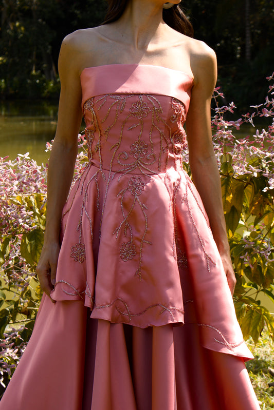 VESTIDO LOURMARIN - Rosê