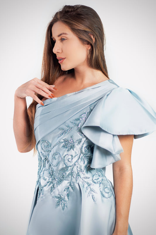 VESTIDO ORLÉANS - Azul Serenity