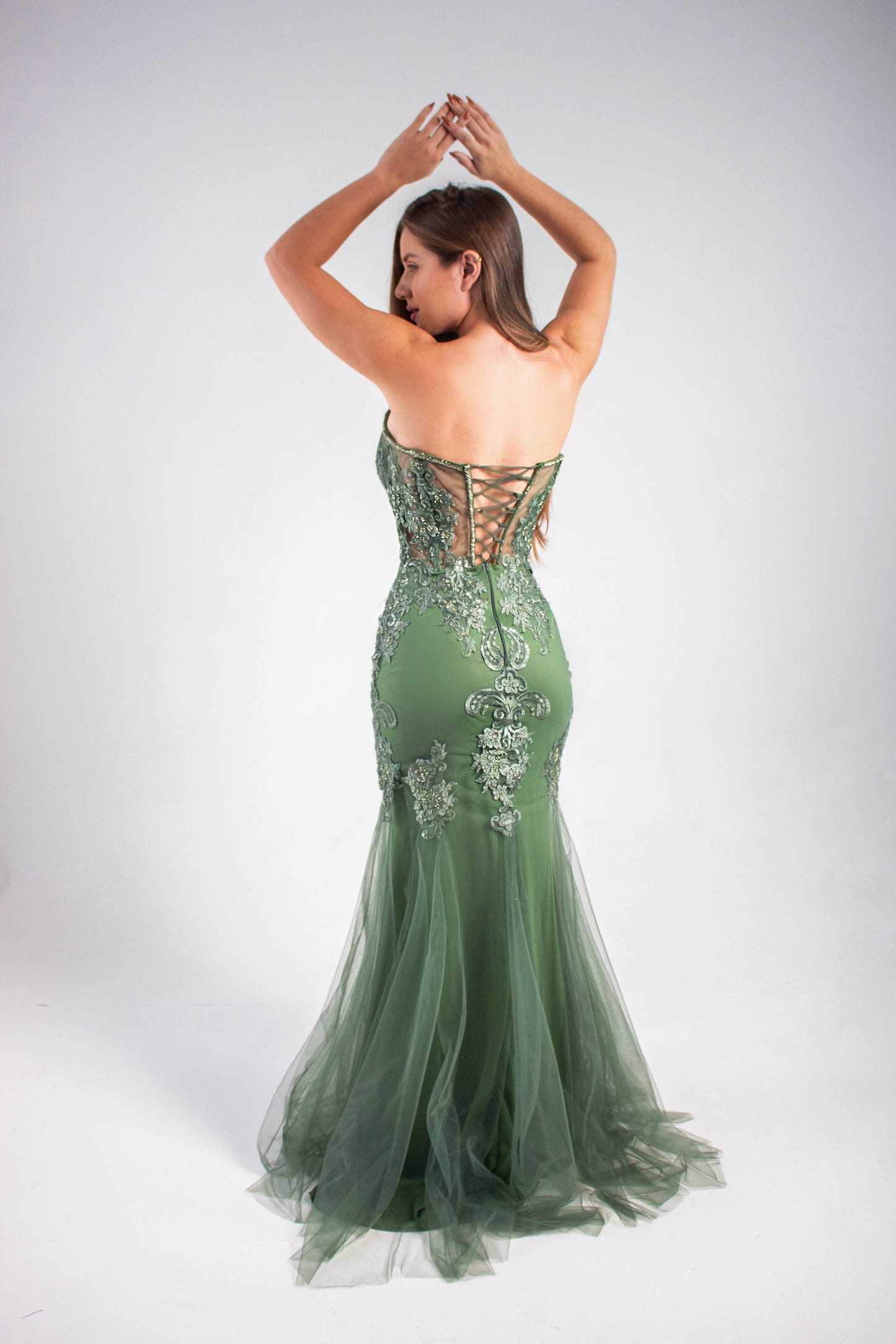 VESTIDO CALAIS - Verde Oliva