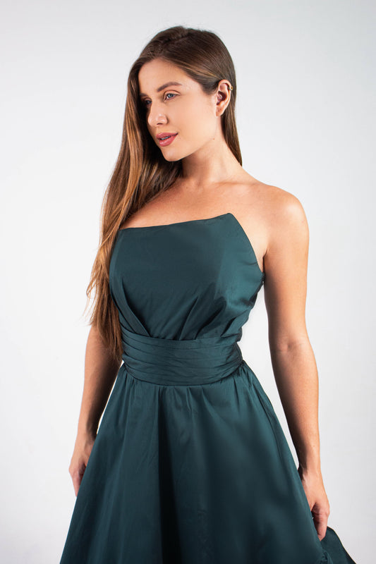 VESTIDO LEIRIA - Verde Esmeralda