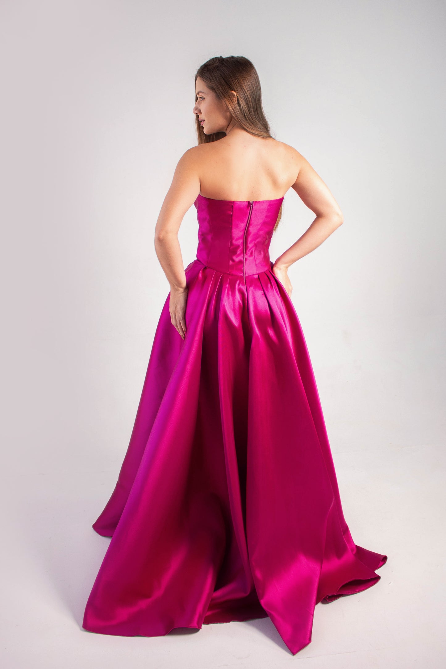 VESTIDO CHARLEVILLE - Fúcsia