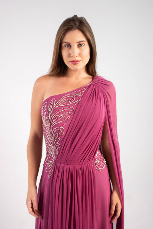VESTIDO CLAMECY - Rosa Cereja