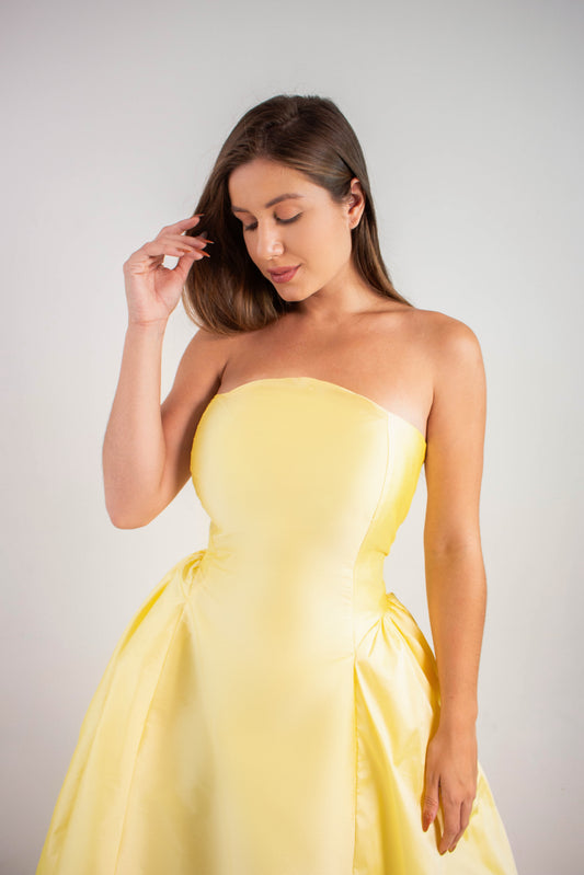 VESTIDO BRAGANÇA - Amarelo