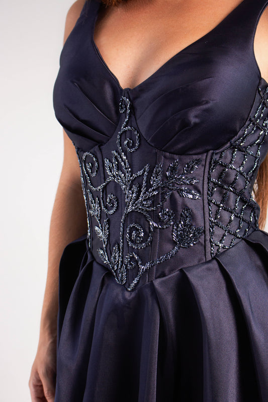 VESTIDO RAVELLO - Azul Marinho