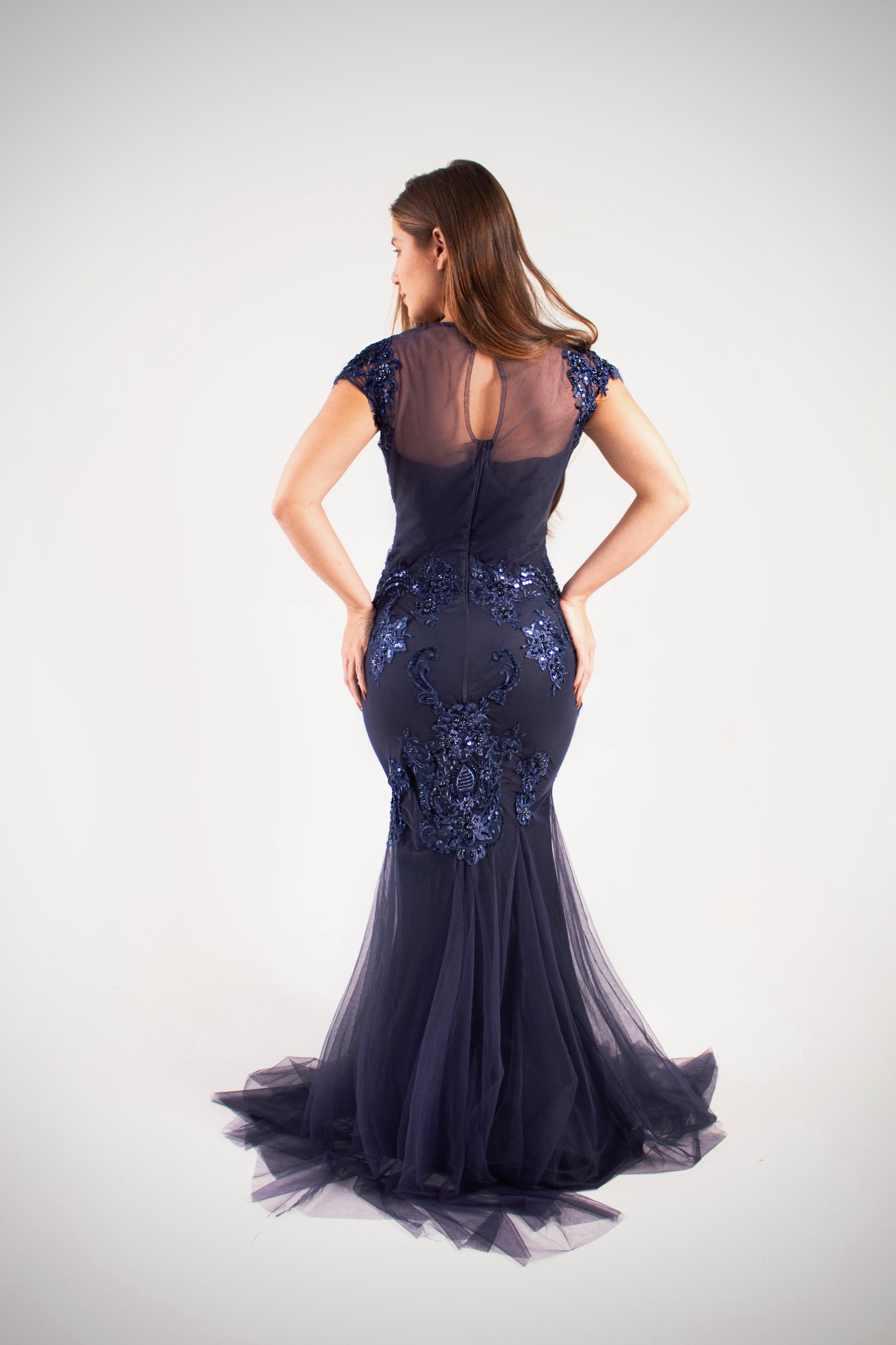 VESTIDO RODEZ - Azul Marinho