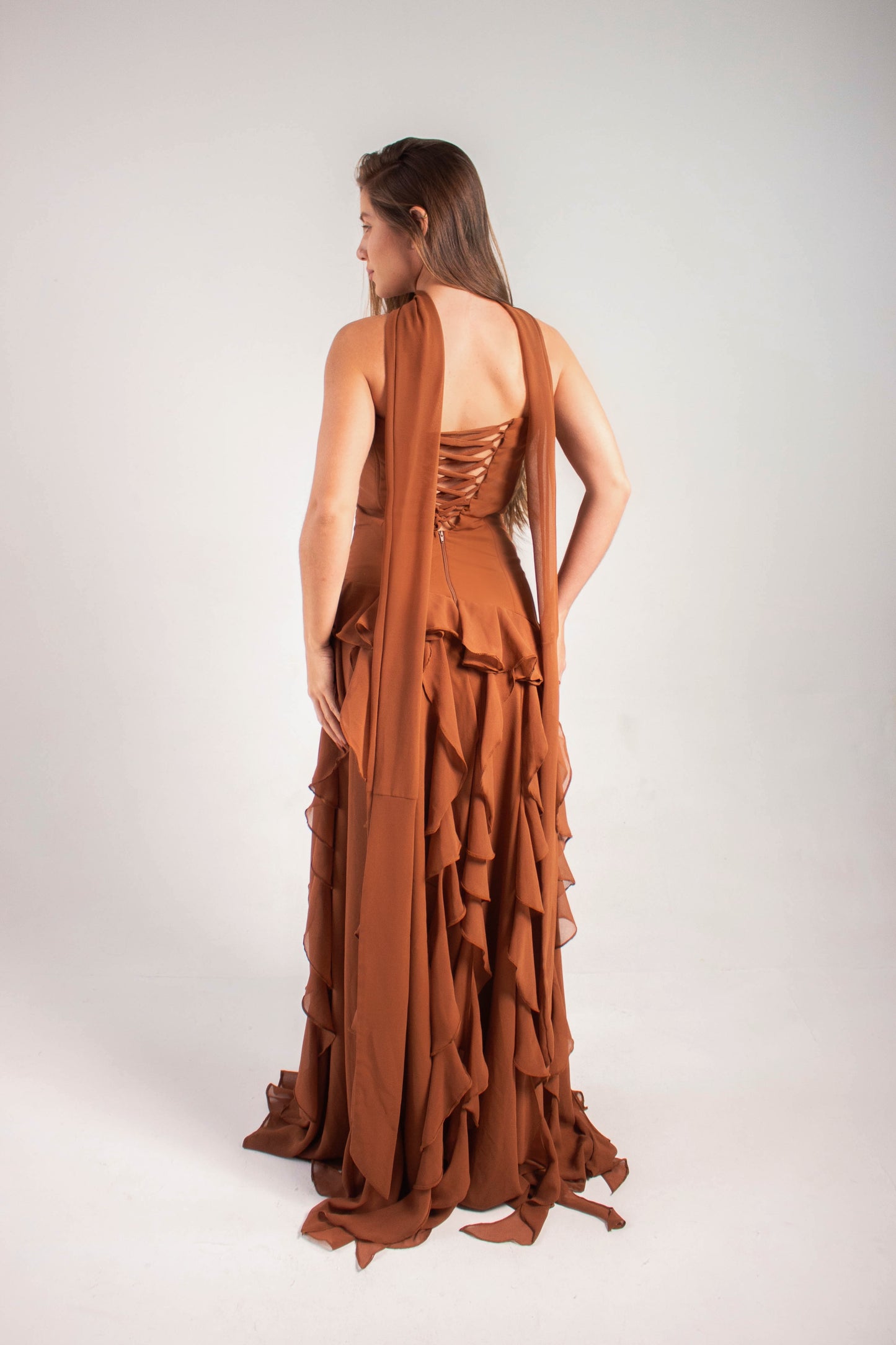 VESTIDO MARBELLA - Marrom