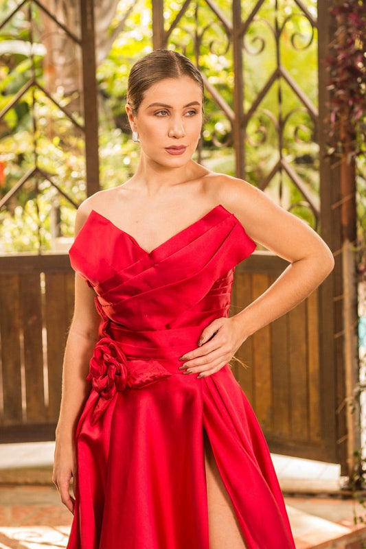 VESTIDO MANRESA - Vermelho