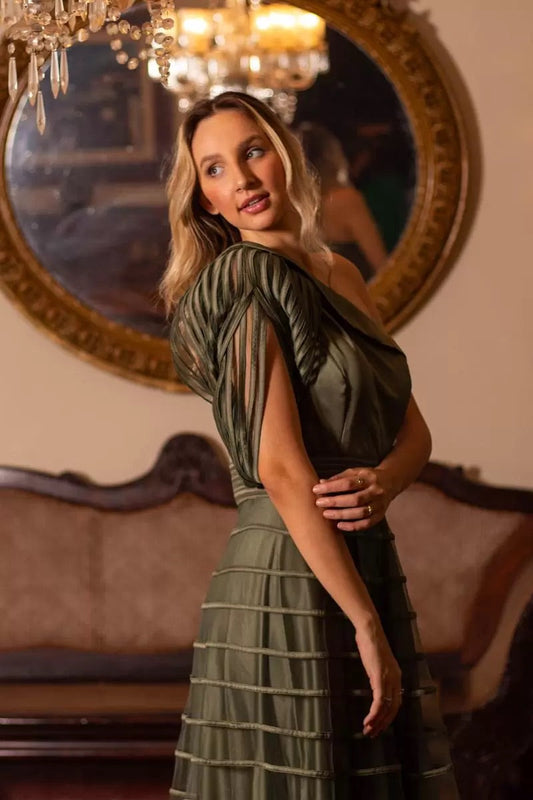 VESTIDO SINTRA - Verde Oliva