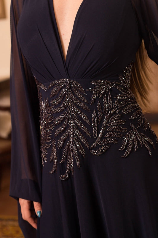 VESTIDO DIJON - Azul Marinho