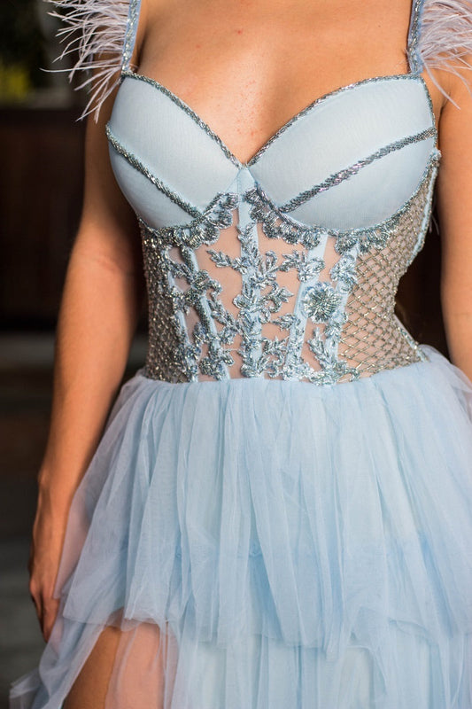 VESTIDO MAUBEUGE - Azul Serenity