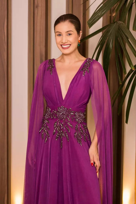 VESTIDO BAYONNE - Fúcsia