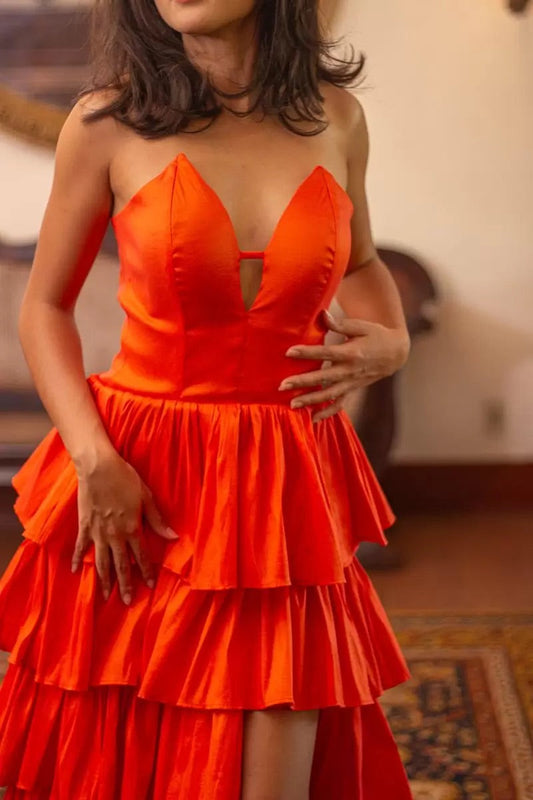 VESTIDO TOLEDO - Laranja