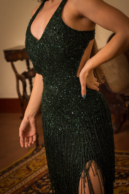 VESTIDO FOIX - Verde Esmeralda