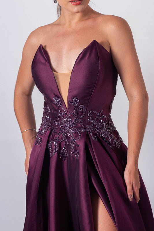 VESTIDO AURILLAC - Beringela