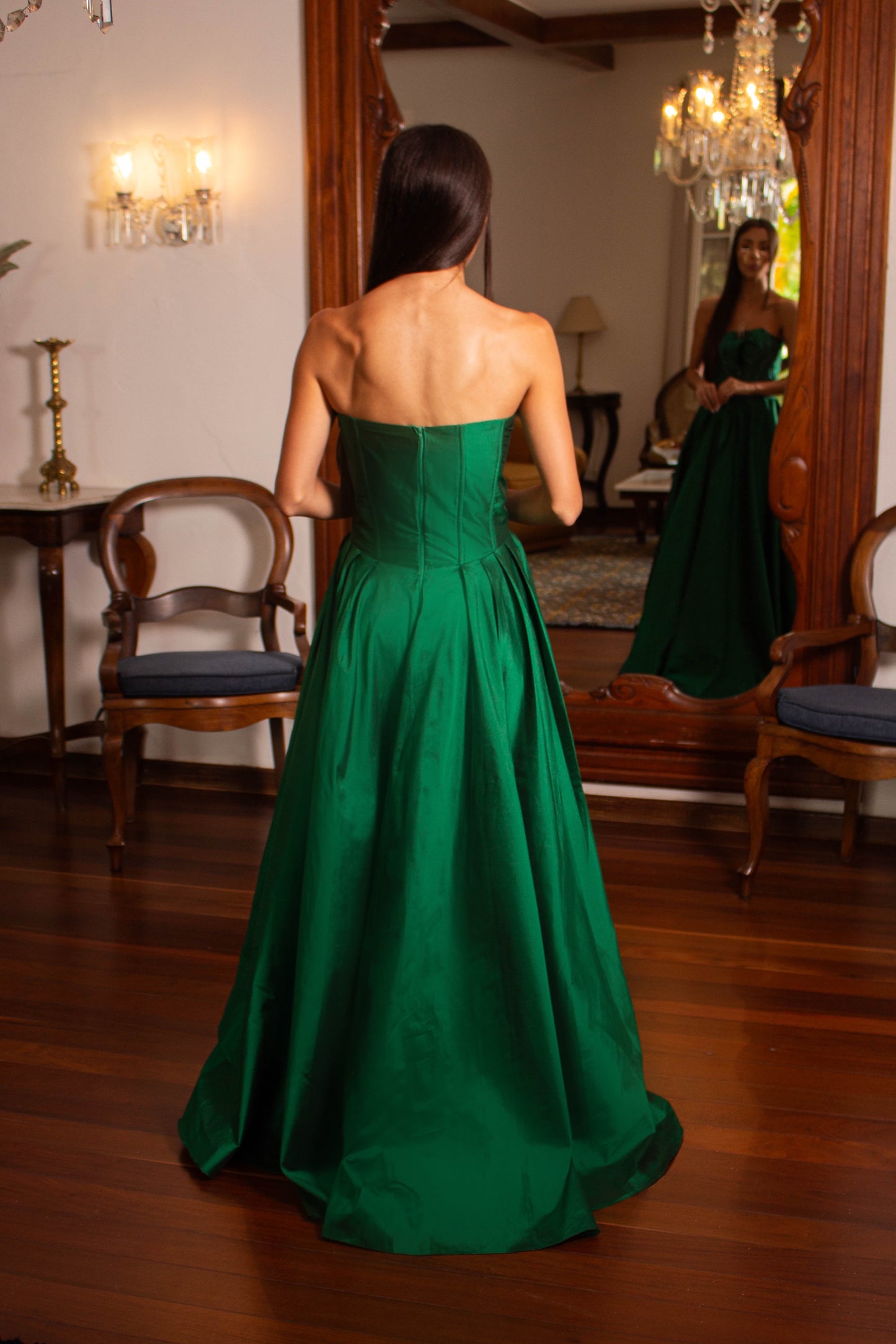 VESTIDO KYOTO - Verde Bandeira