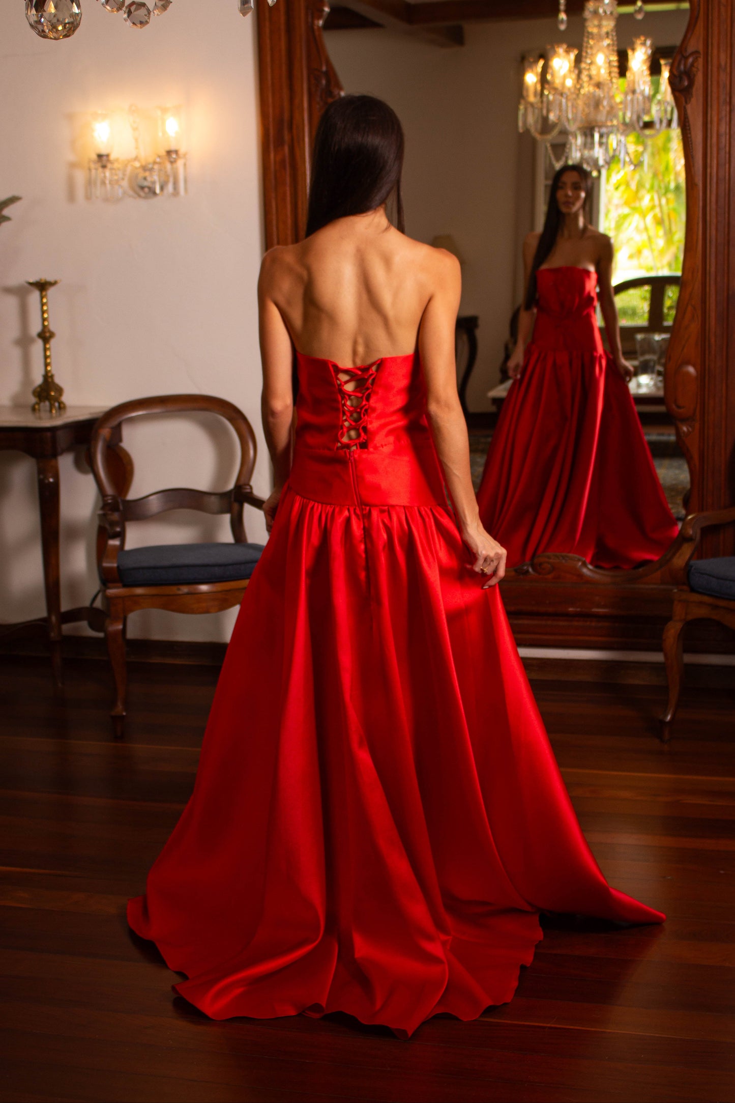 VESTIDO HOLAMBRA - Vermelho