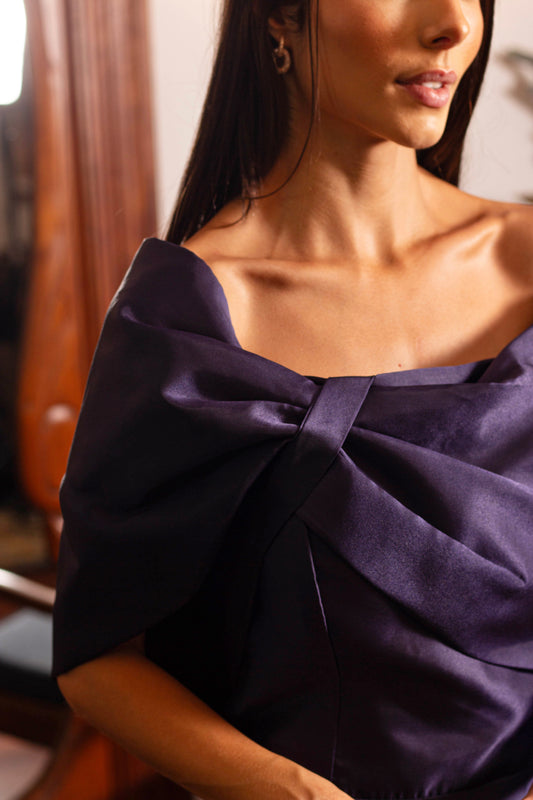 VESTIDO AVALON - Azul Marinho