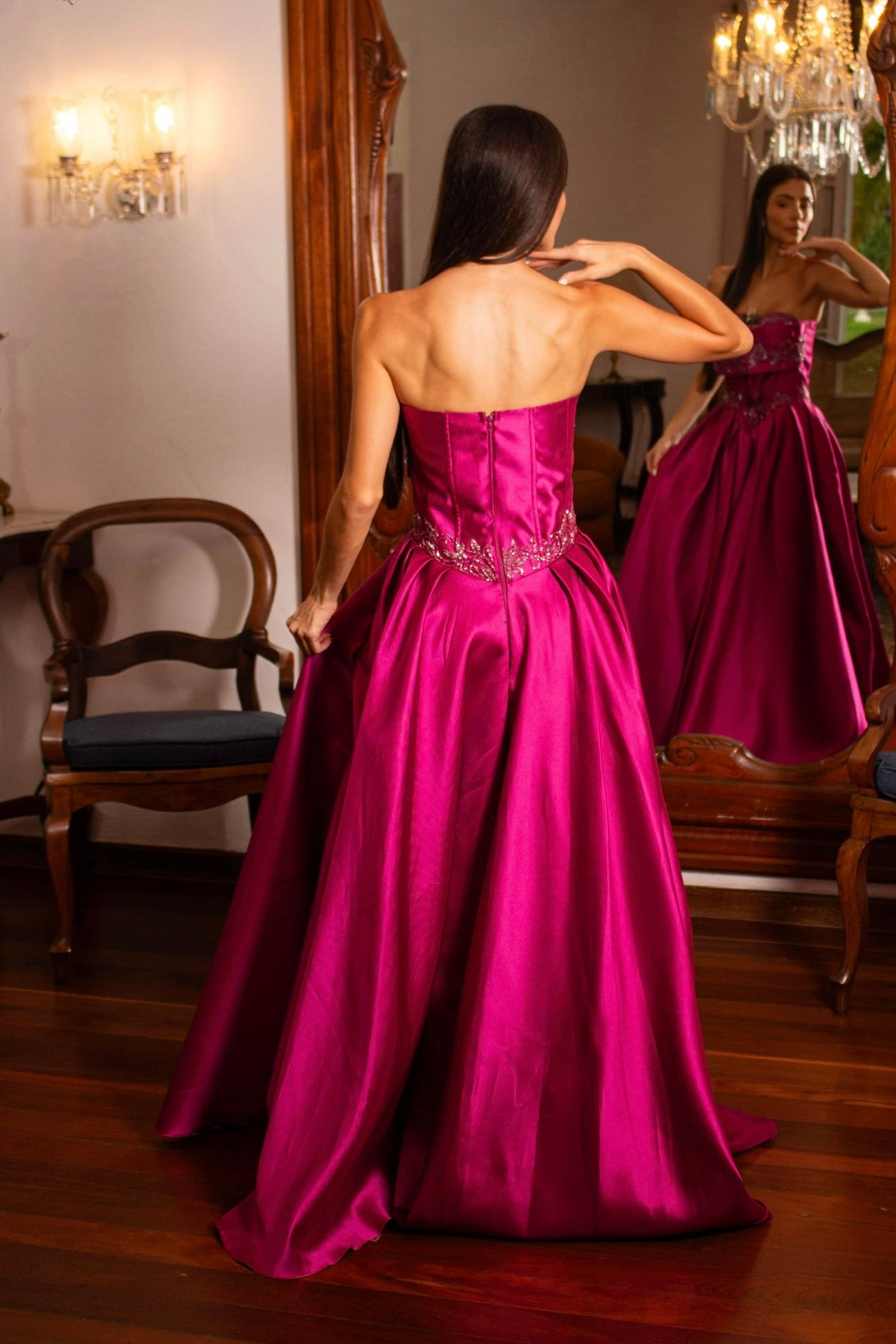 VESTIDO FLORENÇA - Fúcsia