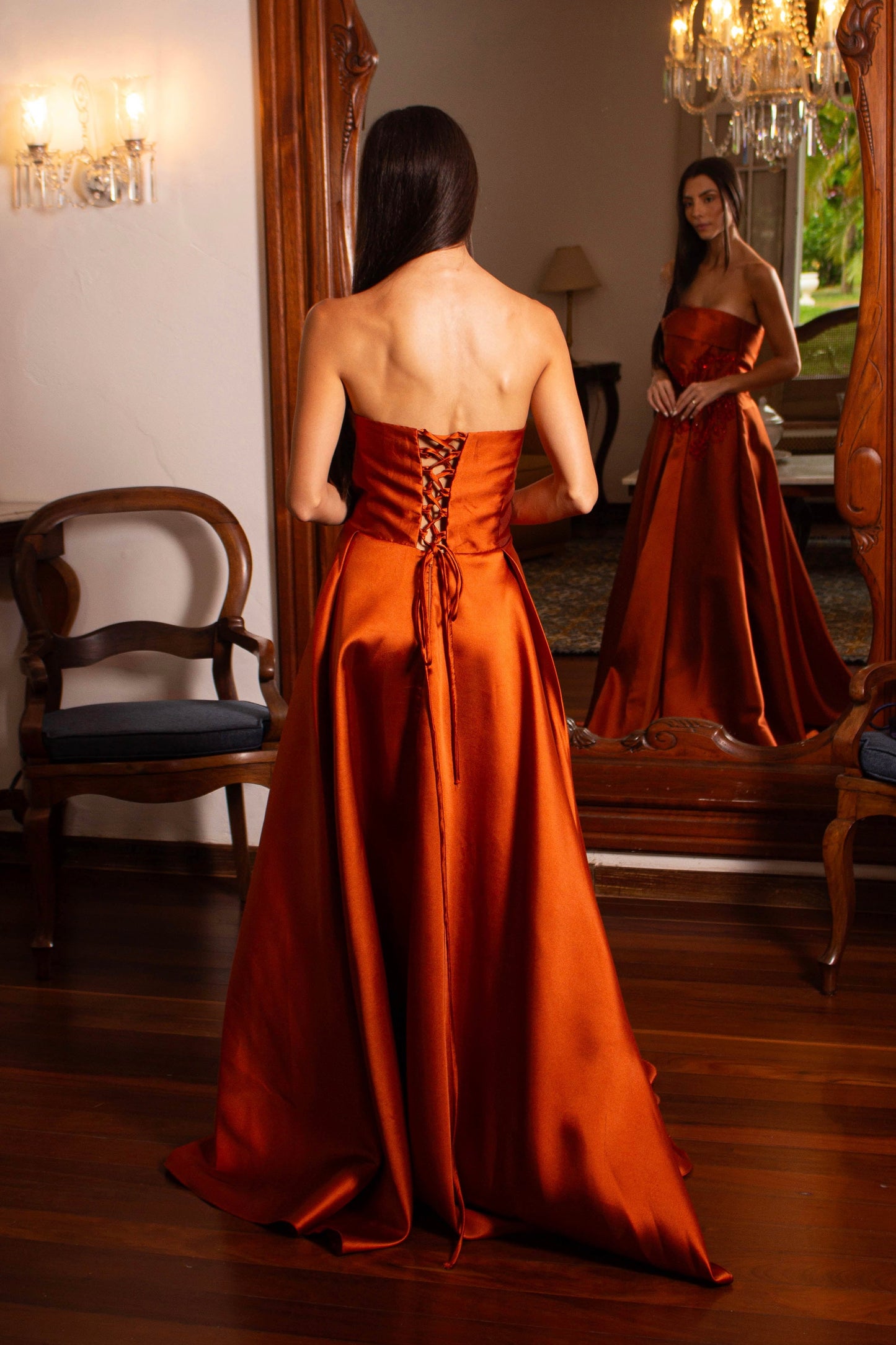 VESTIDO NARA - Terracota