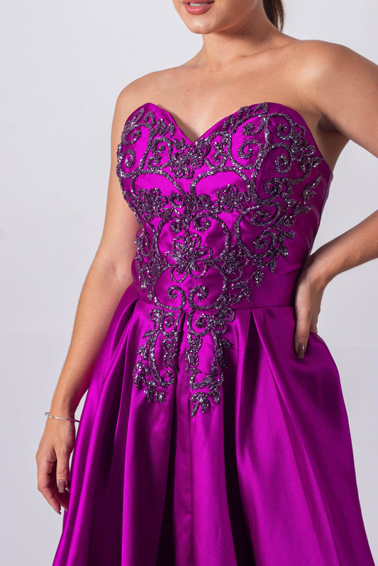 VESTIDO TOURNUS - Fúcsia