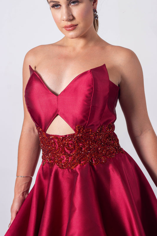 VESTIDO CONCARNEAU - Marsala