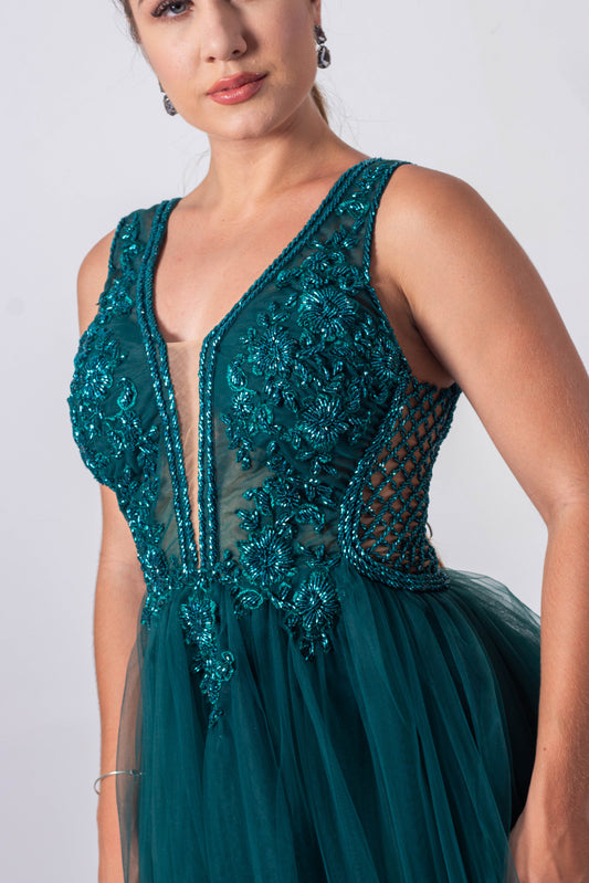 VESTIDO CHAMBÉRY - Verde Esmeralda