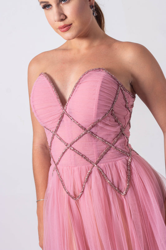 VESTIDO CANNET - Rosê