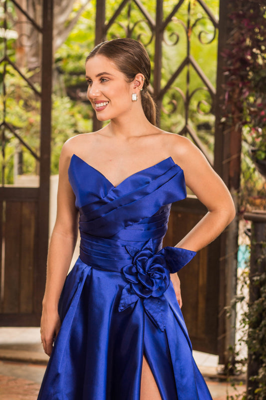 VESTIDO MANRESA - Azul Royal