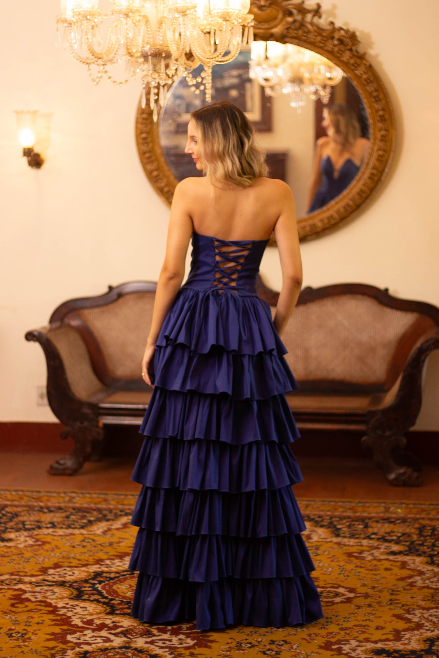 VESTIDO TOLEDO - Azul Royal