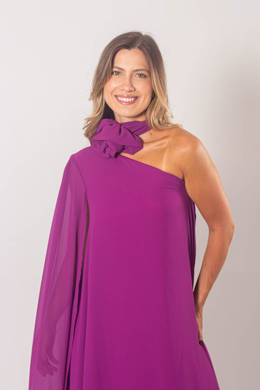 VESTIDO ALMERÍA - Fúcsia