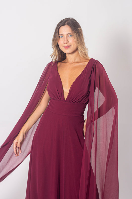 VESTIDO ZAMORA - Marsala