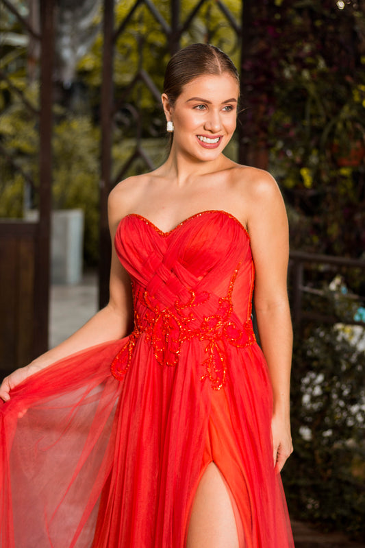 VESTIDO MONACO - Terracota