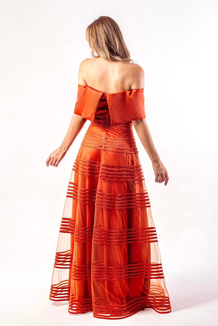 VESTIDO CASCAIS - Terracota