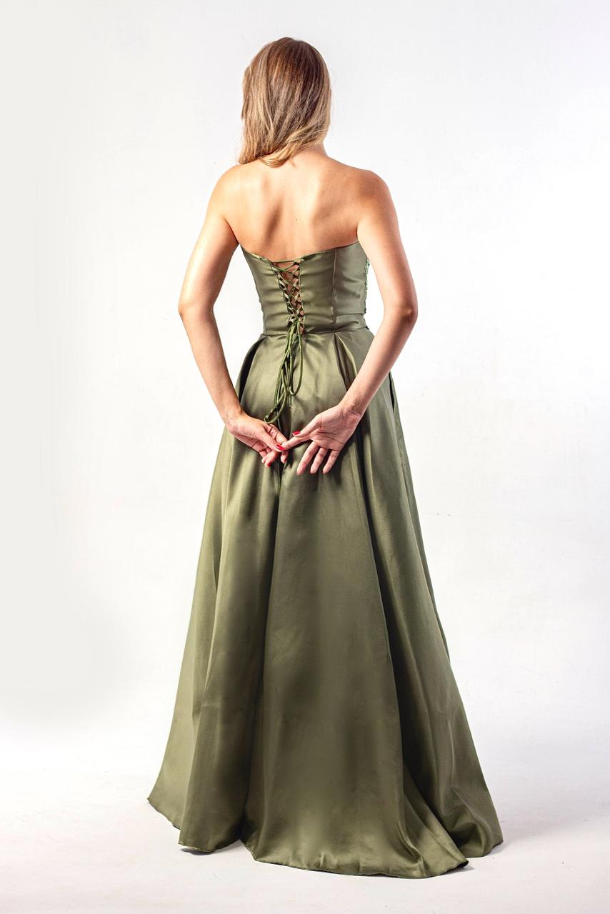VESTIDO ATLANTA - Verde Oliva