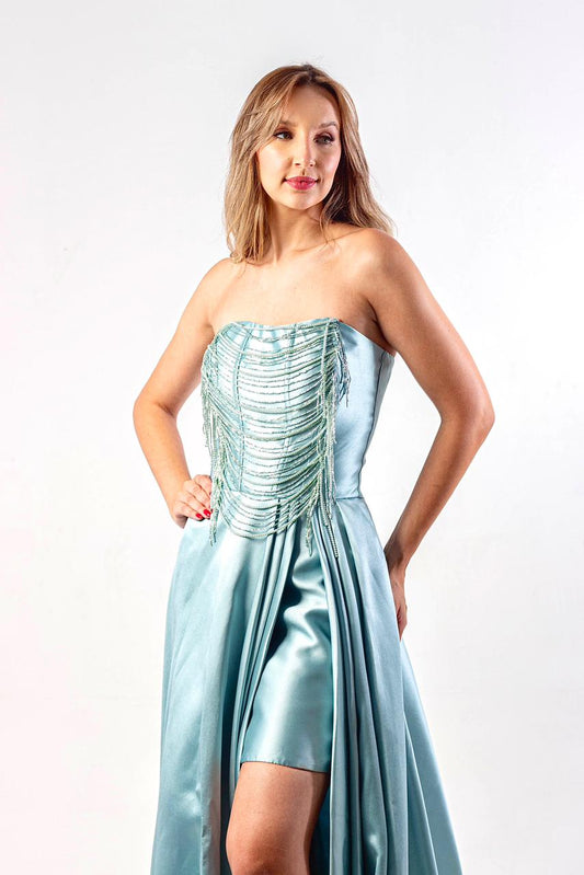 VESTIDO LUCCA- Azul Serenity
