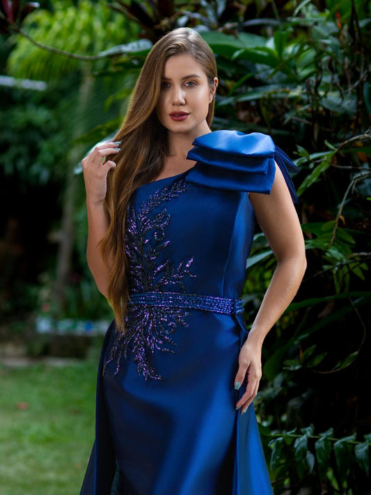 VESTIDO CATARINA - Azul Marinho