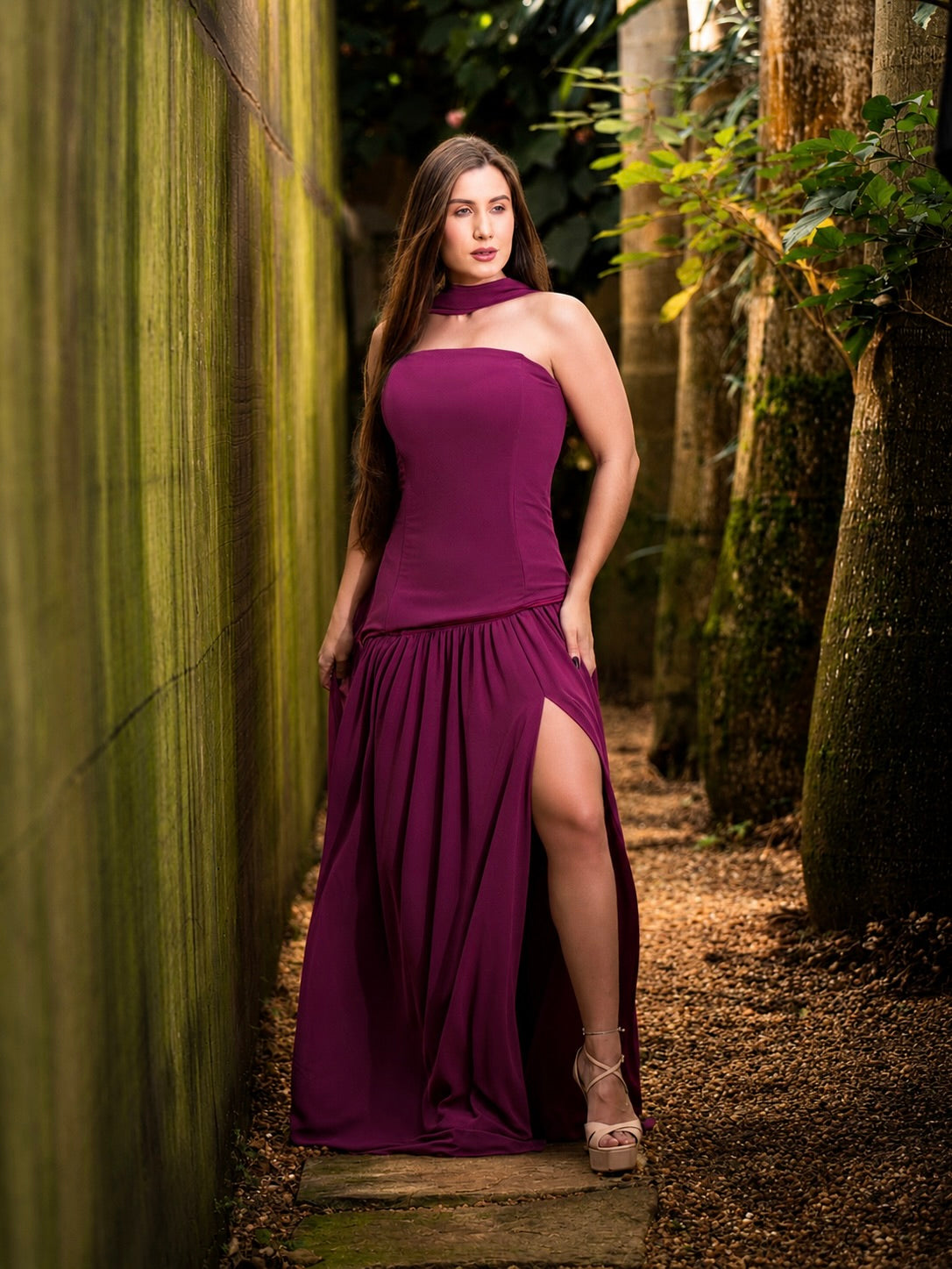 VESTIDO EVA - Fúcsia