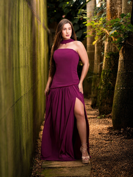 VESTIDO EVA - Fúcsia