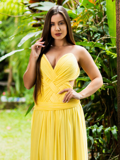 VESTIDO MANUELA - Amarelo